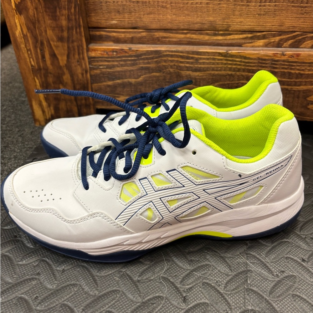 Asics Women's Sneakers - White and Neon Yellow